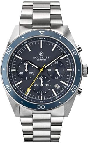 Accurist Mens Chronograph Quartz Watch with Solid Stainless Steel Strap 7274