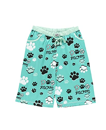Lazy One Women's Bermuda Shorts with Elastic Waistband and Scoop Pockets, Animal Designs, XS-XL3