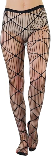Image of ToBeInStyle Women's Large Mesh Fishnet Patterned Pantyhose Tights