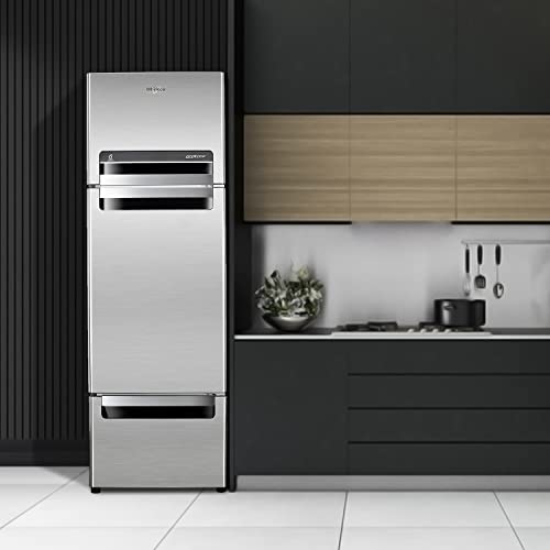 Image of Whirlpool 240 L Frost Free Triple-Door Refrigerator (FP 263D PROTTON ROY, German Steel Double Door Refrigerator space)