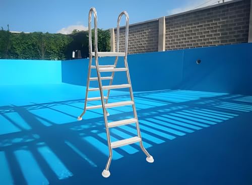 Escalera para piscina 5 pasos acero inoxidable 304