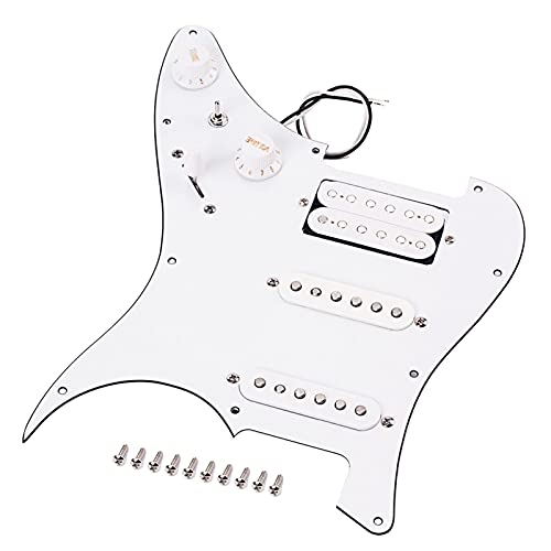 Pickguard précâblé Garde De Pulsion Perçue Chargée SSH Alnico pour La Guitare Électrique Stratocaster - Les Beatles, Paul McCartney, John Lennon, RIngo Starr, George Harrison Pickguard précâblé Garde De Pulsion Perçue Chargée SSH Alnico pour La Guitare Électrique Stratocaster – Image 4