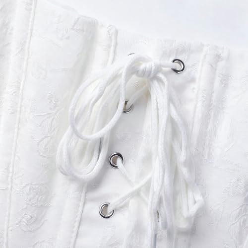 Corset galbant à lacets bustier pour affiner la taille - 4