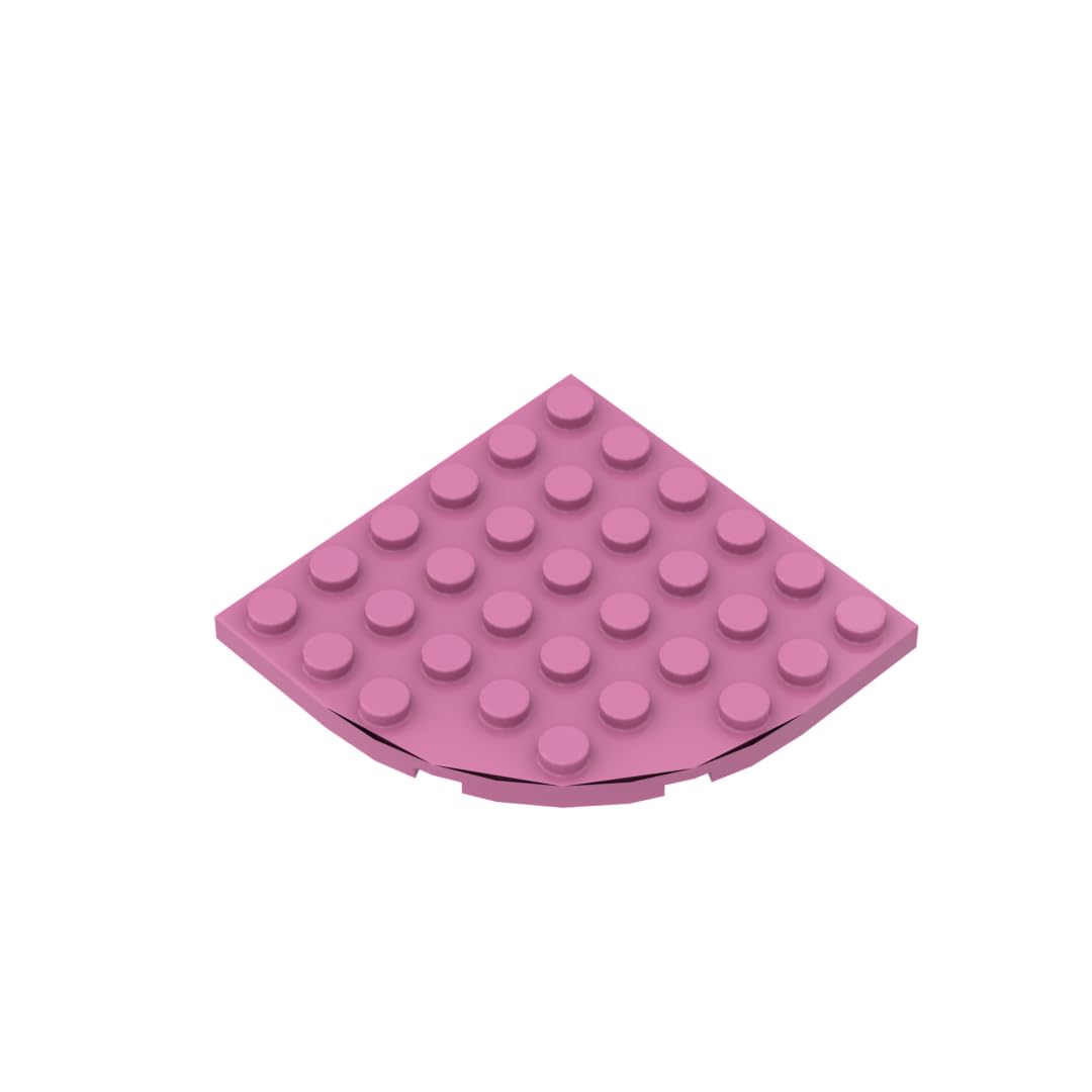 XYEIUGO 6003 Circular Plate Round Corner 6x6, Dark Pink, 10 PCS — image 1