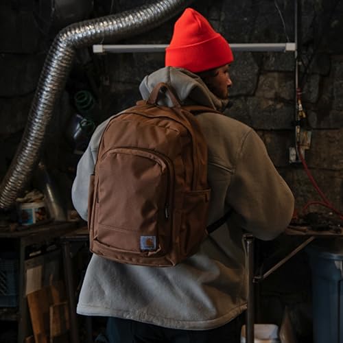 Image of Carhartt 25L Classic Laptop Backpack, Durable Water-Resistant Pack W / 16 inch Laptop Sleeve and Multiple Organizational Compartments, Mossy Oak Bottomlands