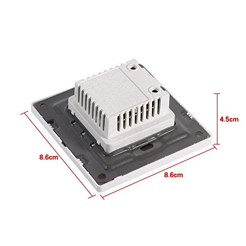 samfox interrupteur variateur poussoir mural de pratique on/off rotary led gradateur lampe luminosité contrôleur de