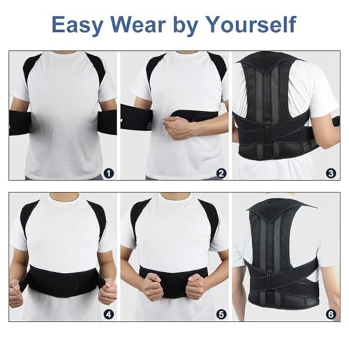 Corrector de Postura Soporte Lumbar Completo Faja Lumbar Dolor de Espalda XL 7