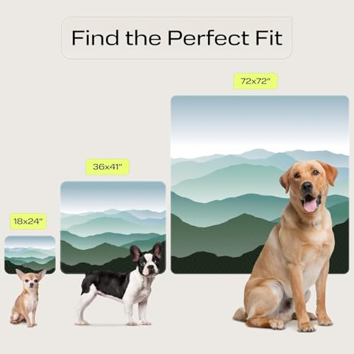 Image of PETSPY Washable Pee Pads for Dogs - Super Absorbent Reusable Puppy Training Pads - 100% Waterproof, Leak-Proof & Non-Slip Whelping Pads for Pet Housebreaking