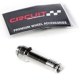 Circuit Performance Chrome Bolt-in Flush Mount Valve Stem Air Filler Tube (1 Piece)