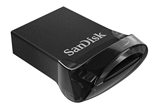 SanDisk Ultra Fit USB 3.1 Flash Drive, 256GB, Black, SDCZ430-256G-A46
