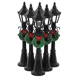 JOINPAYA 6個ミニチュアドールハウス色街灯 模型装飾品 マイクロ風景用ライ