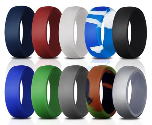 AZYOUNG �����Y 8.7mm �� �X���[�X�h�[���g�b�v �V���R�������O 10�Z�b�g �J���t���[�W�� �u���[ �O���[ ���o�[�o���h - US�T�C�Y 7-14, �V���R�[��, ��΂Ȃ�
