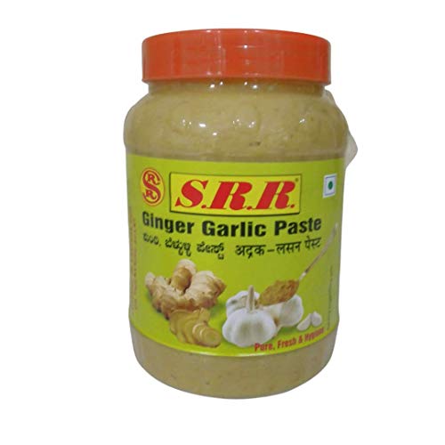 S.R.R Masala Authentic Premium Ginger Garlic Paste 500 Grams No Added