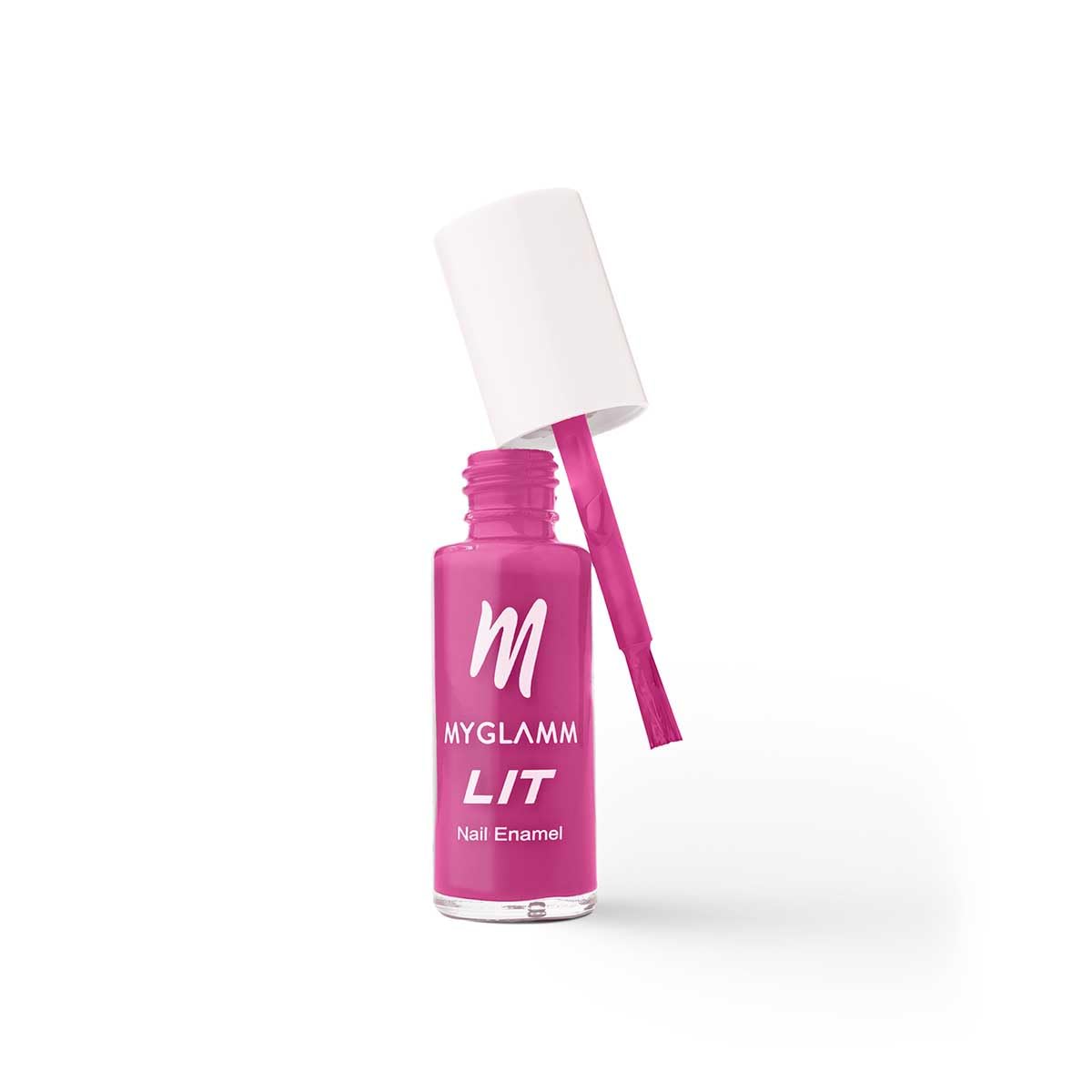 MyGlamm LIT Nail Enamel - Daily Glamm - Bold Digger (Neon Lilac Shade) | Chip Resistant, Long Lasting, High Shine Glossy Nail Polish (7ml)-image-42