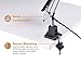 Bostitch Office VLF100-WHT Swing Arm Desk Lamp with Clamp Mount, 36