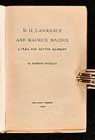 DH Lawrence and Maurice Magnus: A Plea for Better Manners B00089GWOG Book Cover