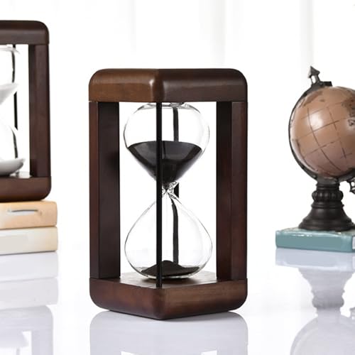 Outil de gestion du temps sablier bicolore pour bureau moderne
