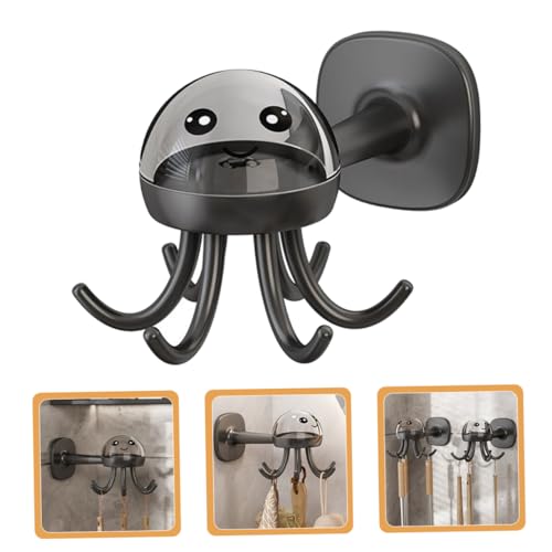 CAXUSD Rack de armazenamento com gancho giratório de 6 garras para cozinha gancho de parede multifun