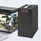 DeeDuud Aquarium Kühler 40L Aquarienkühler Wasserkühler Aquarium Chiller für Süß/Salzwasser Wasserkraut Quallen Korallen Garnelen 220V