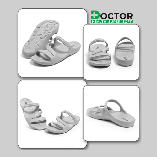 Image of DOCTOR HEALTH SUPER SOFT Women's Orthopedic Sandals And Slippers | Lightweight Anti-Skid Comfort Slides for Heel Pain Relief | Soft Cushion Sole Footwear for Everyday Use