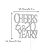 NOVIIML er Cheer to 20 Years Cake Topper - Hello 20 - Happy 20th birthday Cake Topper - 20th Birthday/Wedding Anniversary Party Decoration