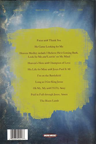 Paid in Full: 10 Southern Gospel Arrangements for Choir: Satb