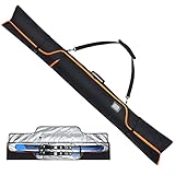 InduSKY Ski Bag, Waterproof Full Padded Ski Bag for Air Travel, 900D Polyester Adjustable Length Ski