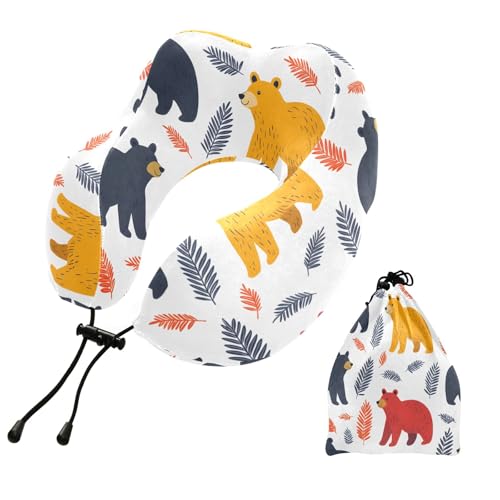 Almohada de viaje de espuma viscoelástica tamaño único miniatura 1