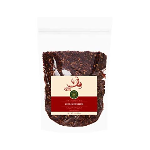 US-FARMERS Natural Premium Quality Chili Crushed Red Pepper (1lb) Cover