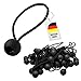 Produktbild ECENCE 50x Spanngummi, Planenspanner Set, Expanderschlingen mit Kunststoff-Kugel, Zeltgummis für Planen, Pavillons, Zelte, Starke Spannkraft Schwarz
