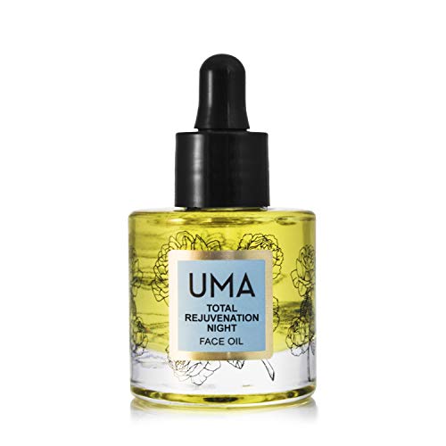 UMA Total Rejuvenation Night Face Oil | Minimizes wrinkles & aids Fine Lines reduction | For Normal to Sensitive Skin | Ayurvedic & Sustainably sourced (1 Fl. Oz.)