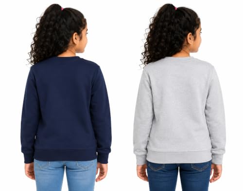 Image of NammaBaby Girls Cotton Round Neck Sweatshirt