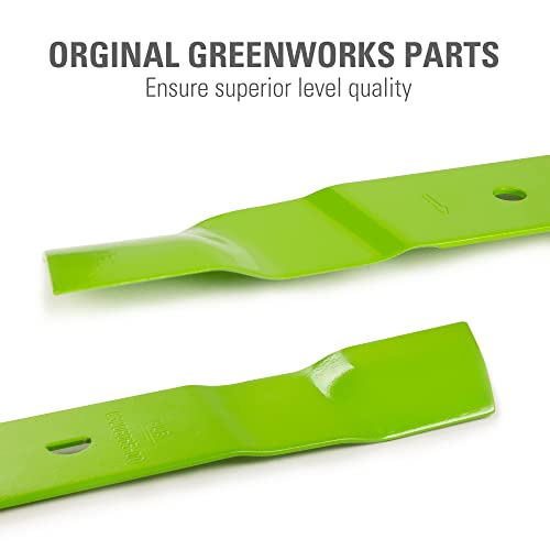 Image of Greenworks Replacement Lawn Mower Blade (Fits : 17' Mower / MO40B411 / MO40B01 / MO48B2210 / MO10B00)