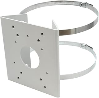 ACTi PMAX-0504 Indoor/Outdoor Pole Mount, Warm Gray For use with E44, B412, B416, B419, B43, B44, B45, B46, E417, I42, I47 Bullet Cameras and PMAX-0330 Tilted Wall Mount