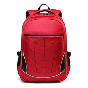 BLUEFAIRY Kids Backpack for Boys Elementary School Bags Durable Kindergarten Bookbags (Red) One_Size