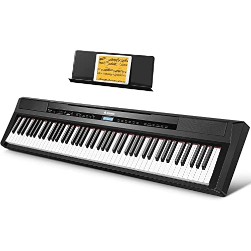 Donner DEP-20 Beginner Digital Piano 88 Key Full Size Weighted Keyboard, Portable Electric...