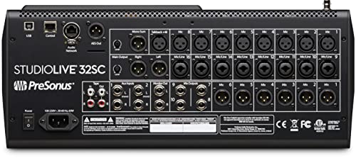Presonus STUDIOLIVE 32SC Compact 32-Channel/26-Bus Digital Mixer thumb #3