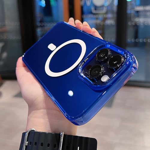 Coque magnétique pour iPhone 15 Pro transparente et antichoc