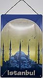 Blechschild Con cordón 30 x 20 cm Turquía Estambul - Blechemma