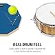 Donner Übungspad Practice Pad Drum 8 Zoll/20.32cm mit Drumsticks, Blau