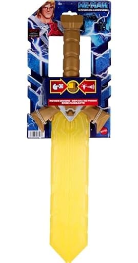 Masters of the Universe and He-Man - Juguete de juego de rol, espada poderosa con luces y sonidos, accesorio de disfraz MOTU | Ya disponible en tu tienda friki favorita! En mundofriki.es!