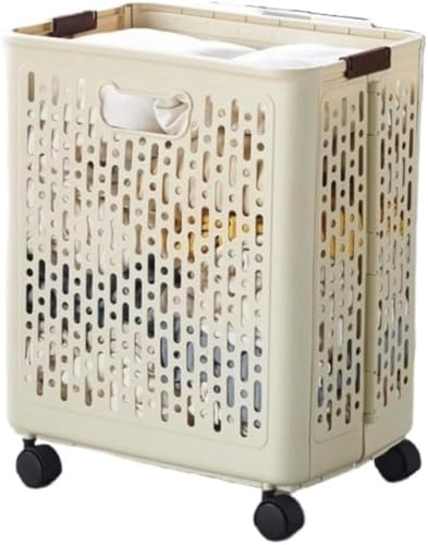 Xiraivke折りたたみ式ランドリーバスケット 大容量軽量 浴室・脱衣所・洗面所用 洗濯かご兼脱衣かご 省スペース衣類収納ボックス 多用途衣類整理?