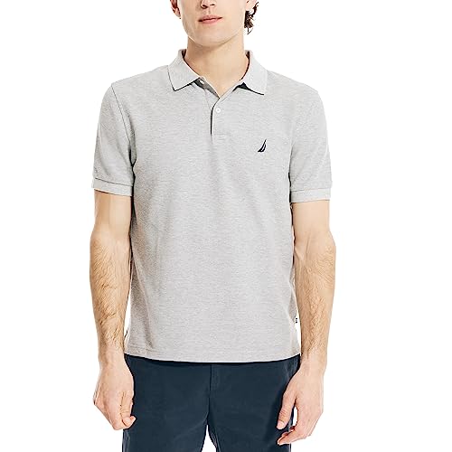 Image of Nautica Men's Performance Pique Polo Shirt | Designed Exclusively for Big & Tall Men