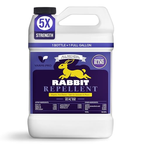 VarmiPro Rabbit Repellent Spray Concentrate - 32 fl oz Natural