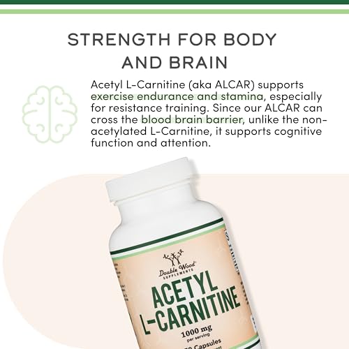 Double Wood Supplements DWALCAR Acetyl L Carnitine Supplement