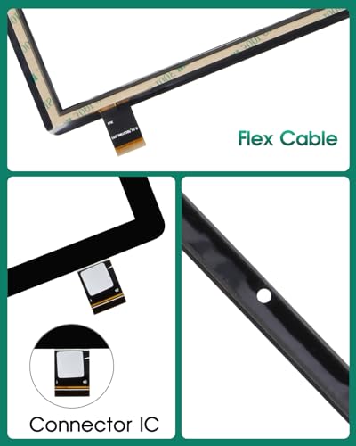 image for SRJTEK for ONN 10.1 Tablet Screen Replacement 2APUQWM1036P for ONN 2AP