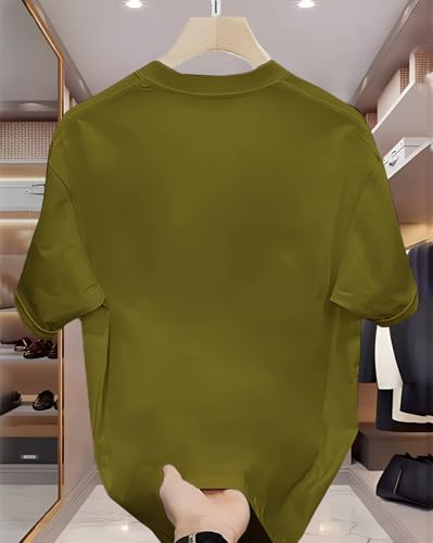 Image of AUSK Oversized T-Shirts || Printed Loose Fit Half Sleeve Tshirt for Mens