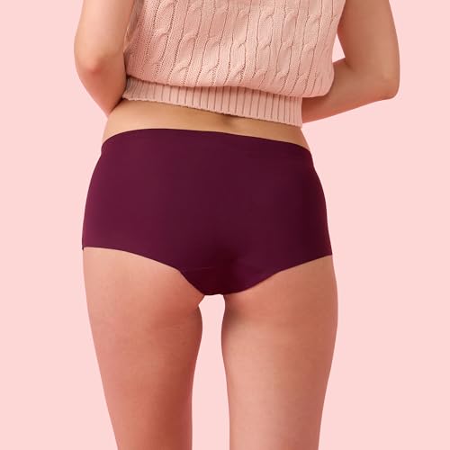 Image of Enamor Innovations Invisi, All Day Comfort, Mid Waist Boyshorts Panty for Women - No Visible Panty Lines, Breathable, Sweat Wicking, Free Cut, Full Coverage - PS40