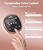 NCVI Tire Lait Electrique, Tire Lait Électrique Double, 4 Modes et 9 Niveaux, Pompe d'allaitement Électrique Portable, Bride de 21/24/28/32mm