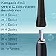12 Stück Aufsteckbürsten Kompatibel mit Oral B IO 2/3/4/5/6/7/8/9/10, IO Zahnbürste Aufsätze Kompatibel mit Oral B Series Zahnbürste Elektrische (Schwarz/Weiß)